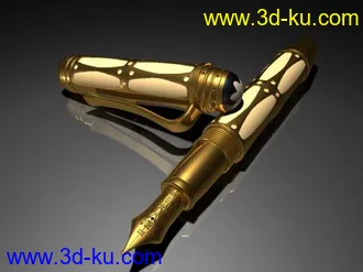 3D打印模型万宝龙钢笔的图片