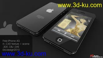 3D打印模型Free_iphone_G4_by_djeric_20100618225319的图片