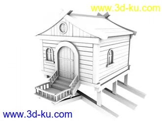 3D打印模型房子的图片