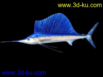 3D打印模型简单小鱼 用于远景的图片