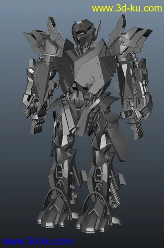 3D打印模型机器人，无光滑的图片