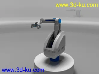 3D打印模型自制机械臂，带材质的图片