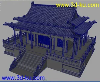 3D打印模型古代宫殿的图片