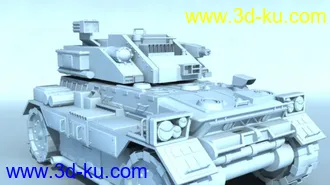3D打印模型把车子重新渲染下！用FR渲染器的图片