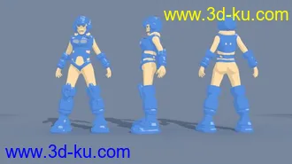 3D打印模型卡通机甲人的图片