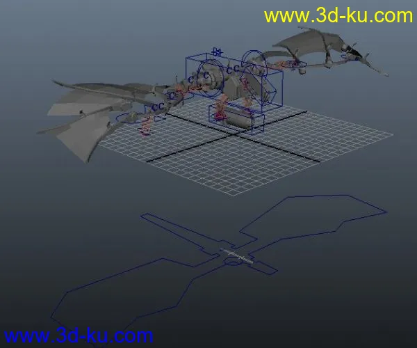 公鸡中的战斗鸡模型的图片1