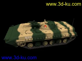 3D打印模型装甲车BMP-1的图片