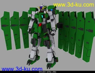 3D打印模型Gundam Zabanya 狱天使高达的图片