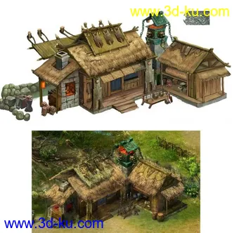 自己整理一些模型 MAYA 高模 低模 游戏模型 动画模型 过场动画模型布线的图片