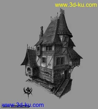 自己整理一些模型 MAYA 高模 低模 游戏模型 动画模型 过场动画模型布线的图片