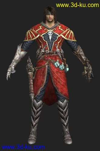 3D打印模型独家发布PS3恶魔城-暗黑之王男主角@Gabriel Belmont的图片