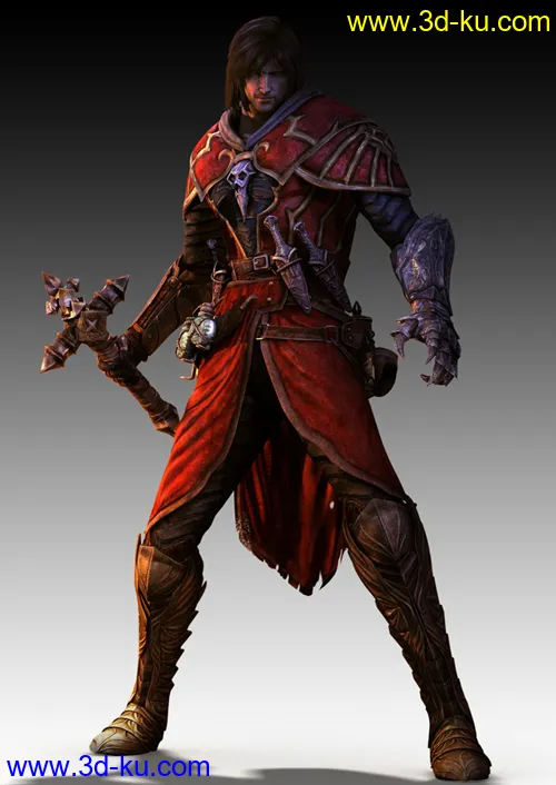 独家发布PS3恶魔城-暗黑之王男主角@Gabriel Belmont模型的图片4