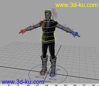 3D打印模型MAYA_一个老人的图片