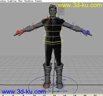 3D打印模型MAYA_一个老人的图片