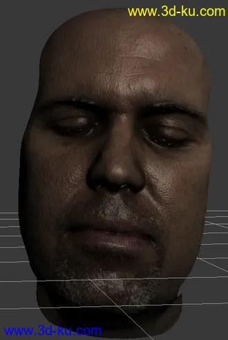 3D打印模型真人臉部掃瞄的图片