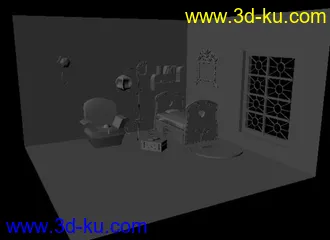 3D打印模型小房子的图片