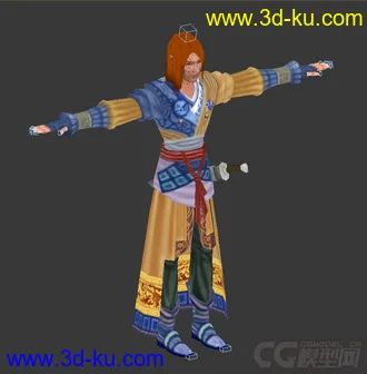 3D打印模型以前做的一个角色请大家评评！的图片