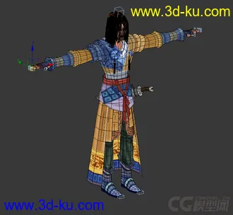 3D打印模型以前做的一个角色请大家评评！的图片