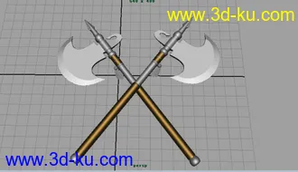 3D打印模型一把战斧！！！！！！！！！！的图片