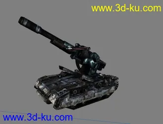 3D打印模型自行火炮的图片