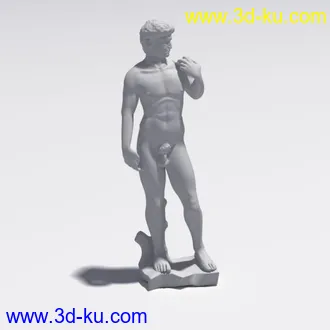 3D打印模型一优雅的石膏像的图片
