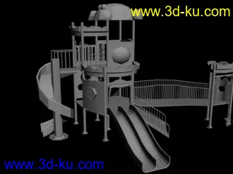 3D打印模型滑梯..（没有贴图）的图片