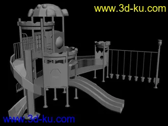 3D打印模型滑梯..（没有贴图）的图片