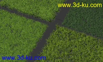 3D打印模型见论坛里没有很好的草地所以上传4块很细致的草地,大家应该能用上的图片