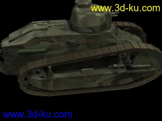 3D打印模型FT17-BER坦克的图片