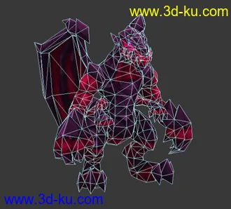 3D打印模型火炬之光里的龙的图片