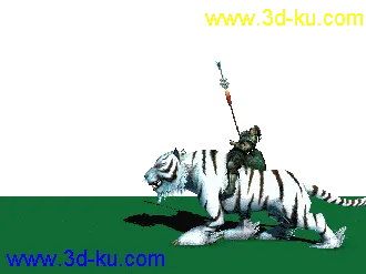 3D打印模型白虎的图片