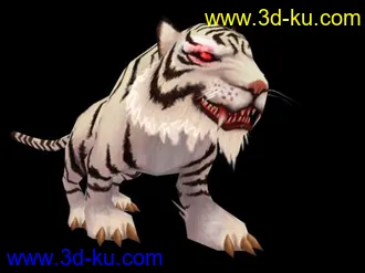 3D打印模型白虎的图片
