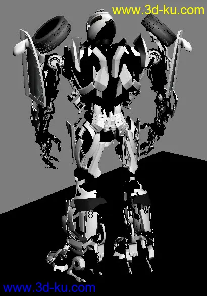 超酷的变形金刚精模  另附骨骼绑定完成版本模型的图片3