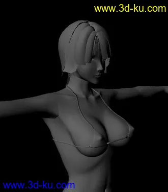 3D打印模型高精女模的图片