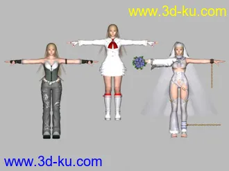 3D打印模型[XBOX360]铁拳6-千金大小姐-莉莉[3ds max 2010+OBJ]的图片