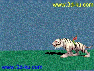 3D打印模型白虎的图片