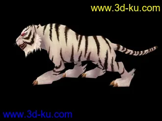 3D打印模型白虎的图片