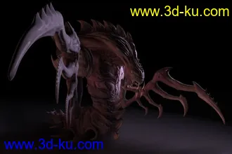 魔兽争霸刺蛇模型+贴图（法线+color）的图片