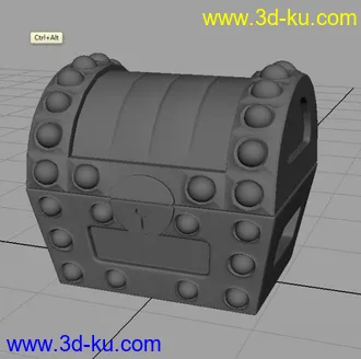 3D打印模型珠宝箱的图片