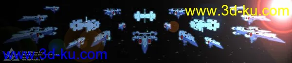 【高达OO】地球联邦军的宇宙运输舰模型的图片1