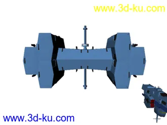 3D打印模型【高达OO】地球联邦军的宇宙运输舰的图片