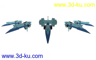 3D打印模型【高达OO】地球联邦军的宇宙运输舰的图片