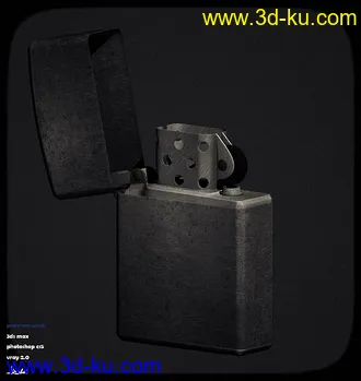 3D打印模型自制zippo打火机一个的图片