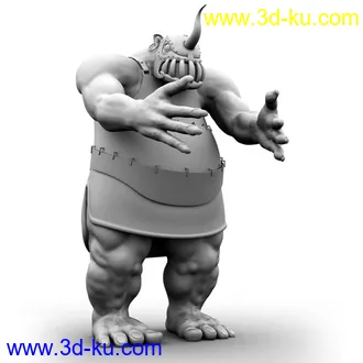 一个半兽人的模型的图片