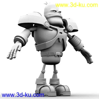 3D打印模型这货不是外星人。。。的图片