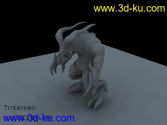 3D打印模型新手-边做边学《怪兽》的图片
