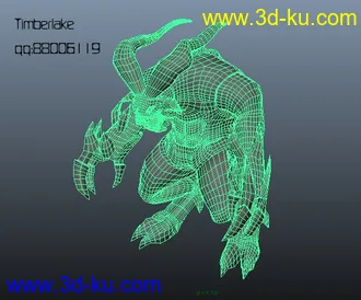 3D打印模型新手-边做边学《怪兽》的图片