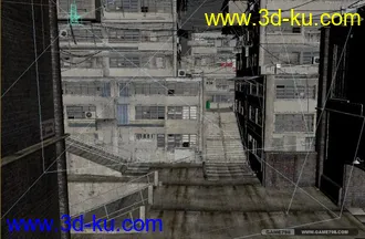 3D打印模型破大楼香港九龙城寨老城区的图片