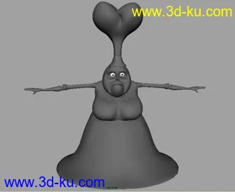 3D打印模型僵尸新娘中的怪物老太太的图片