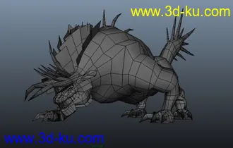 3D打印模型新手-边做边学《地狱犬》的图片